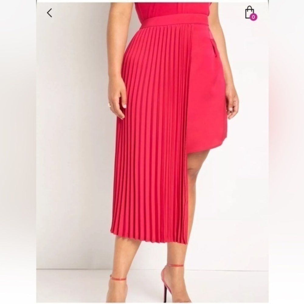 Eloquii satin skirt
